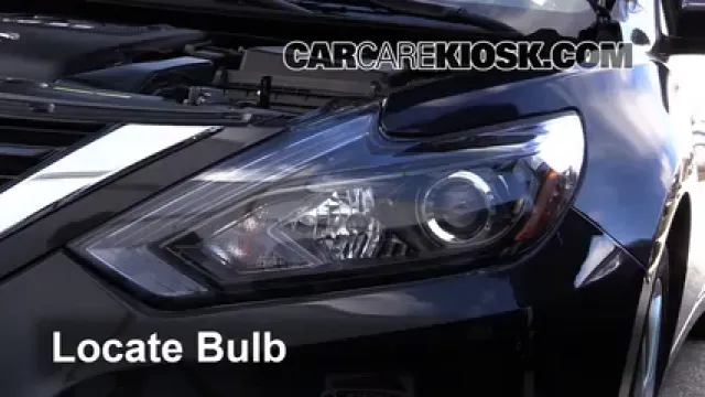 2016 Nissan Altima SL 3.5L V6 Luces Luz de carretera (reemplazar foco) 